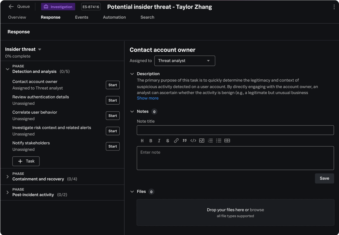 내부자 위협 식별